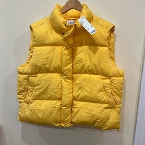 Urban Outfitters BDG Yellow Puffer Vest